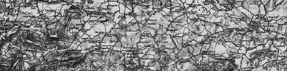 Old map of Apsley in 1895