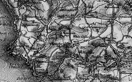 Old map of Cury in 1895