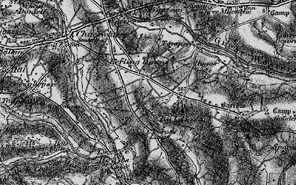 Old map of Cusveorth Coombe in 1895