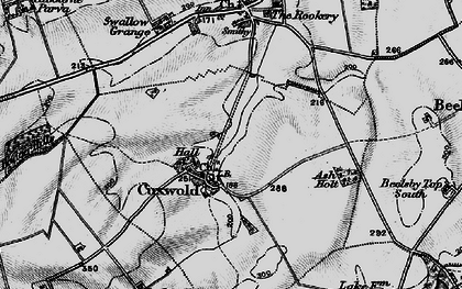 Old map of Cuxwold in 1899