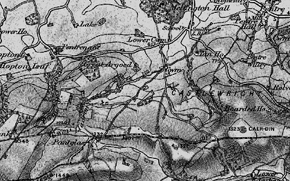 Old map of Cwm in 1899