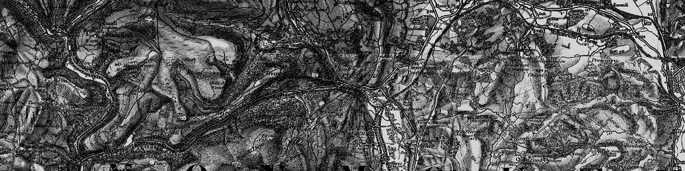 Old map of Cwm-Fields in 1897