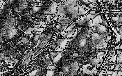 Old map of Cwm Head in 1899