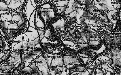Old map of Cwm Plysgog in 1898