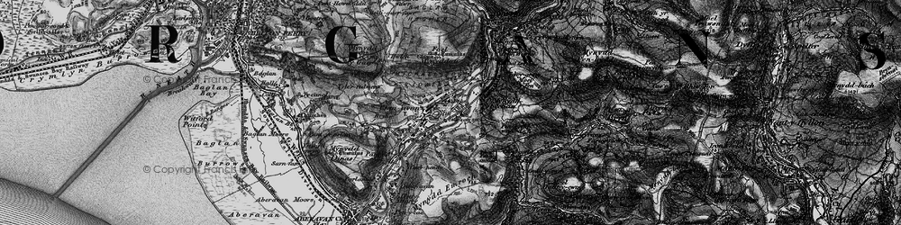 Old map of Cwmafan in 1897