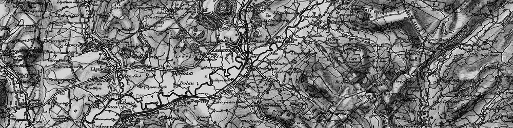 Old map of Lan-las in 1898