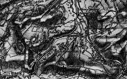Old map of Cwmbelan in 1899