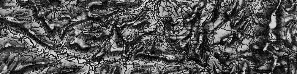 Old map of Ystradolwyn Fawr in 1899