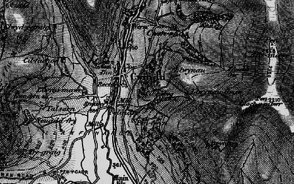 Old map of Bryniog in 1897