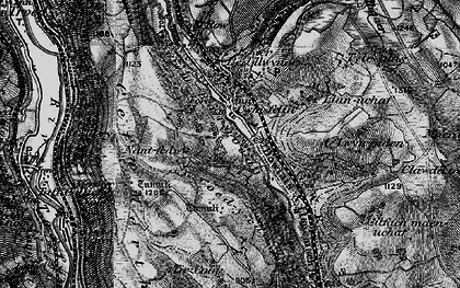 Old map of Cwmfelin in 1897