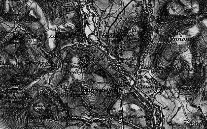 Old map of Cwmfelin in 1897