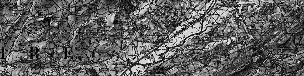 Old map of Cwmifor in 1898
