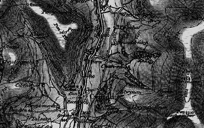 Old map of Blaenau-draw in 1897