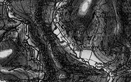 Old map of Blanyoy in 1896
