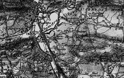Old map of Cymdda in 1897