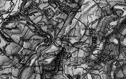 Old map of Brondini in 1896