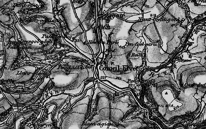 Old map of Blaenige in 1898