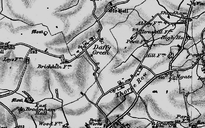 Old map of Daffy Green in 1898