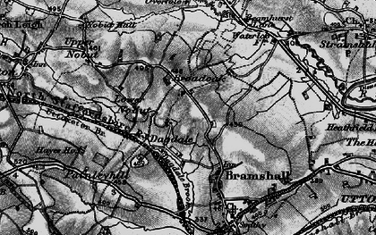 Old map of Dagdale in 1897