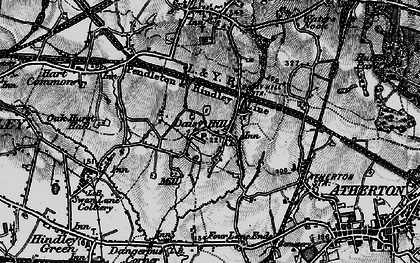Old map of Daisy Hill in 1896