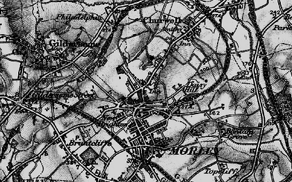 Old map of Daisy Hill in 1896