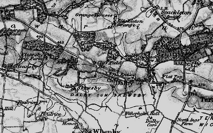 Old map of Dalby in 1898