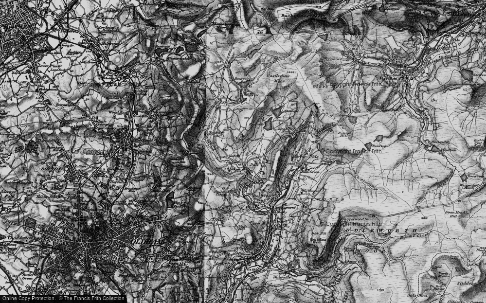 Old Map of Dale, 1896 in 1896