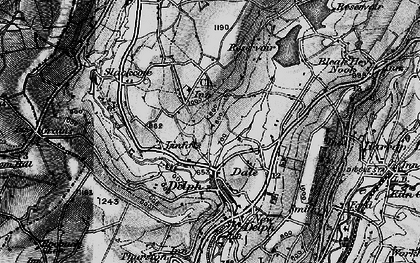 Old map of Dale in 1896