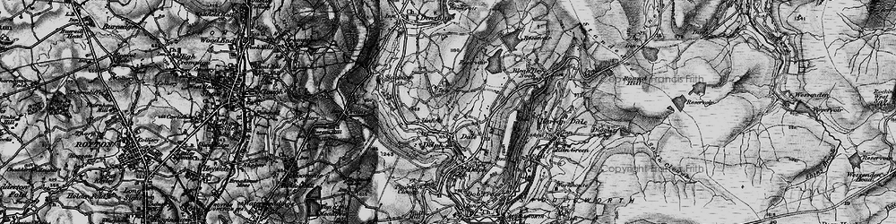 Old map of Dale in 1896