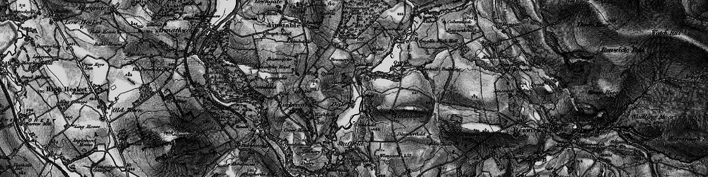Old map of Bramery in 1897