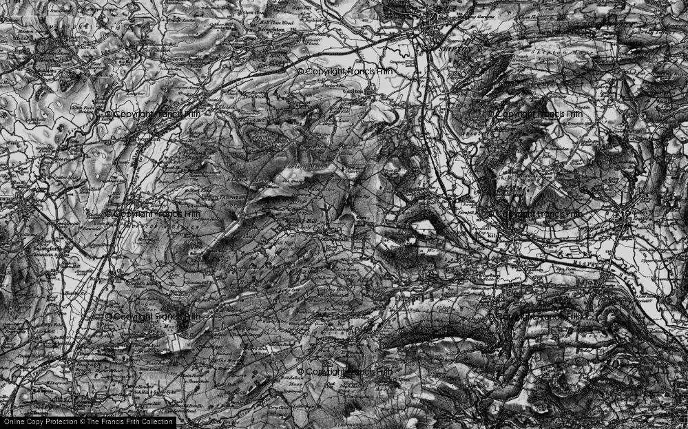 Old Map of Dale End, 1898 in 1898