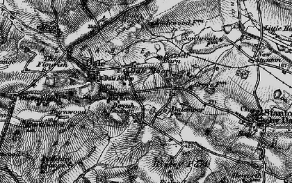 Old map of Dale Moor in 1895