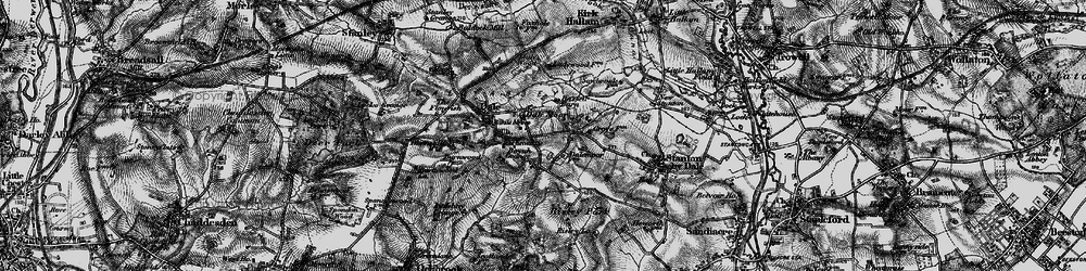 Old map of Boyah Grange in 1895