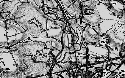 Old map of Dallam in 1896