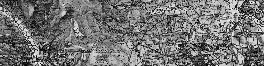 Old map of Dallow in 1897