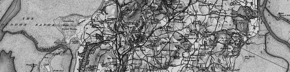 Old map of Dalton-In-Furness in 1897