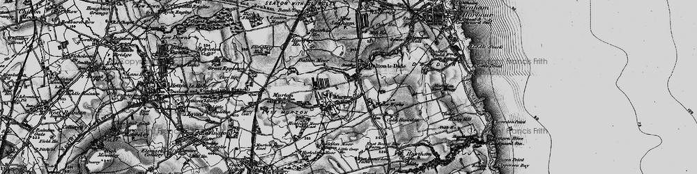 Old map of Dalton-le-Dale in 1898