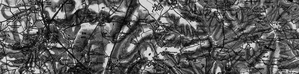 Old map of Lannock Hill in 1896