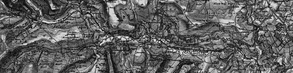 Old map of Bramble Garr in 1898