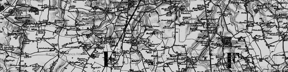 Old map of Dandy Corner in 1898