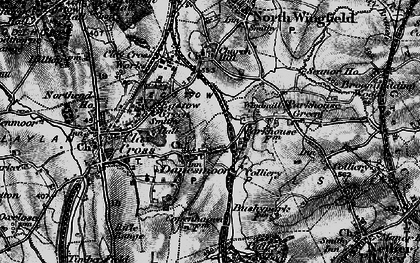 Old map of Danesmoor in 1896