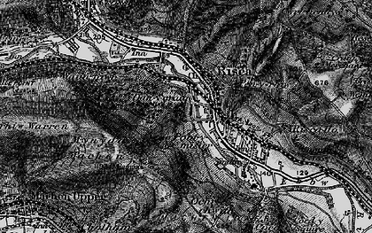Old map of Danygraig in 1897