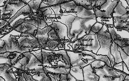 Old map of Danzey Green in 1898