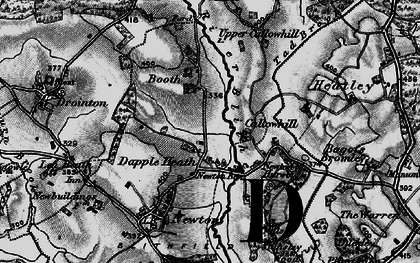 Old map of Dapple Heath in 1897
