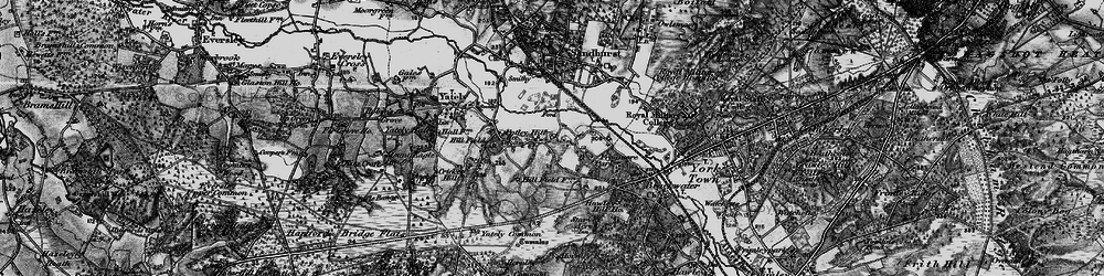Old map of Darby Green in 1895