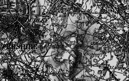 Old map of Darby's Hill in 1899