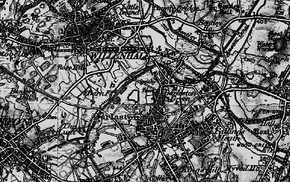 Old map of Darlaston Green in 1899