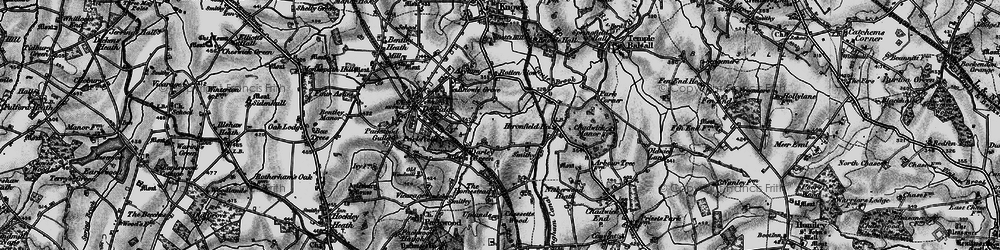 Old map of Darley Green in 1899