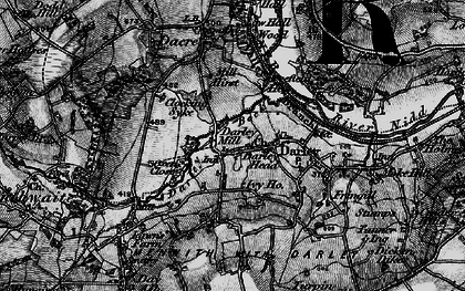 Old map of Darley Head in 1898