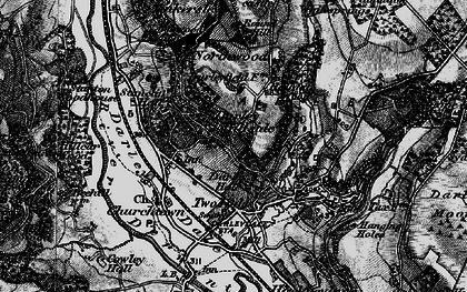 Old map of Black Hill in 1897